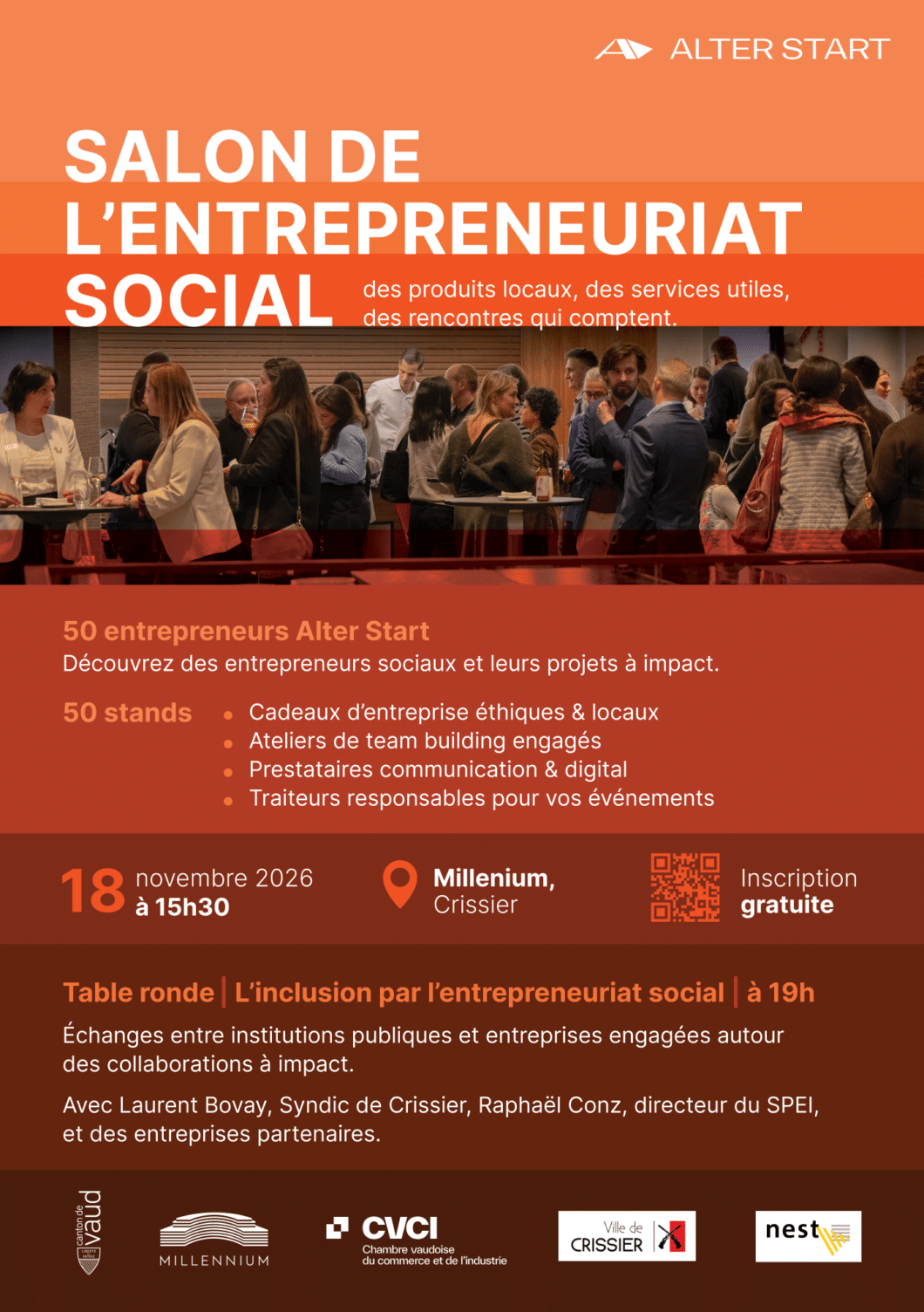 Alter Start Flyer Salon de l'Entrepreneuriat Social